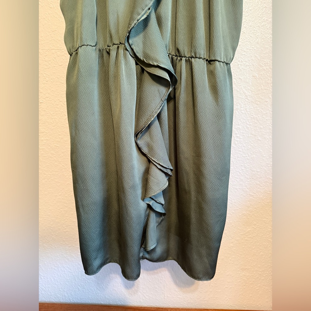 Rubber Ducky Productions Olive Ruffle Mini Dress - Picture 4 of 8